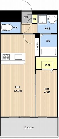 KL TOJIN EAST  間取り