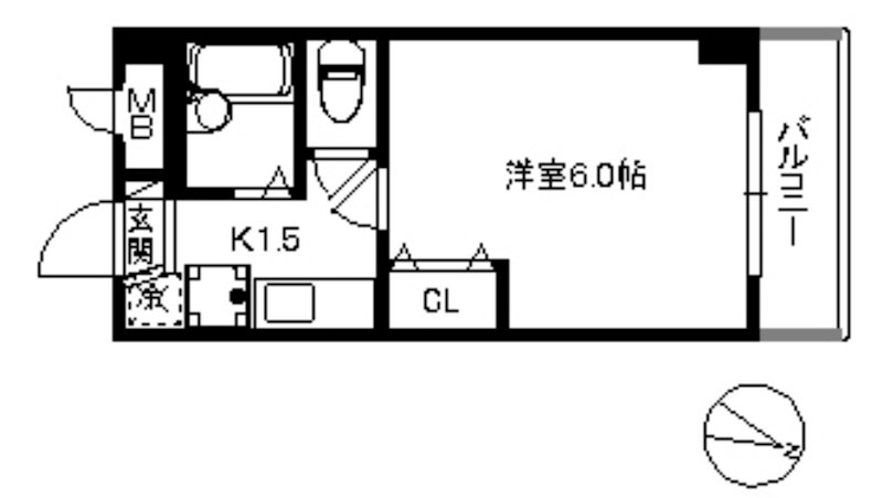 ガーデンパレス西新 間取り