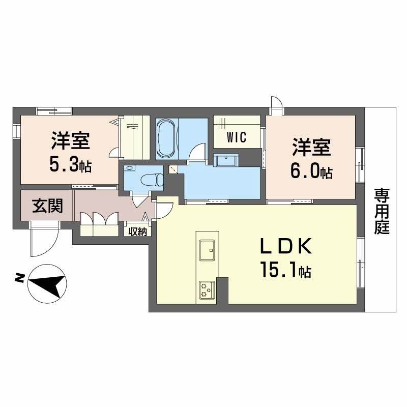 ベレオ鳥飼 間取り