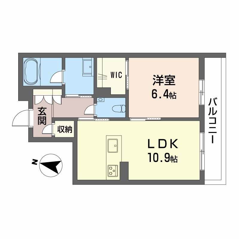 ベレオ鳥飼 間取り