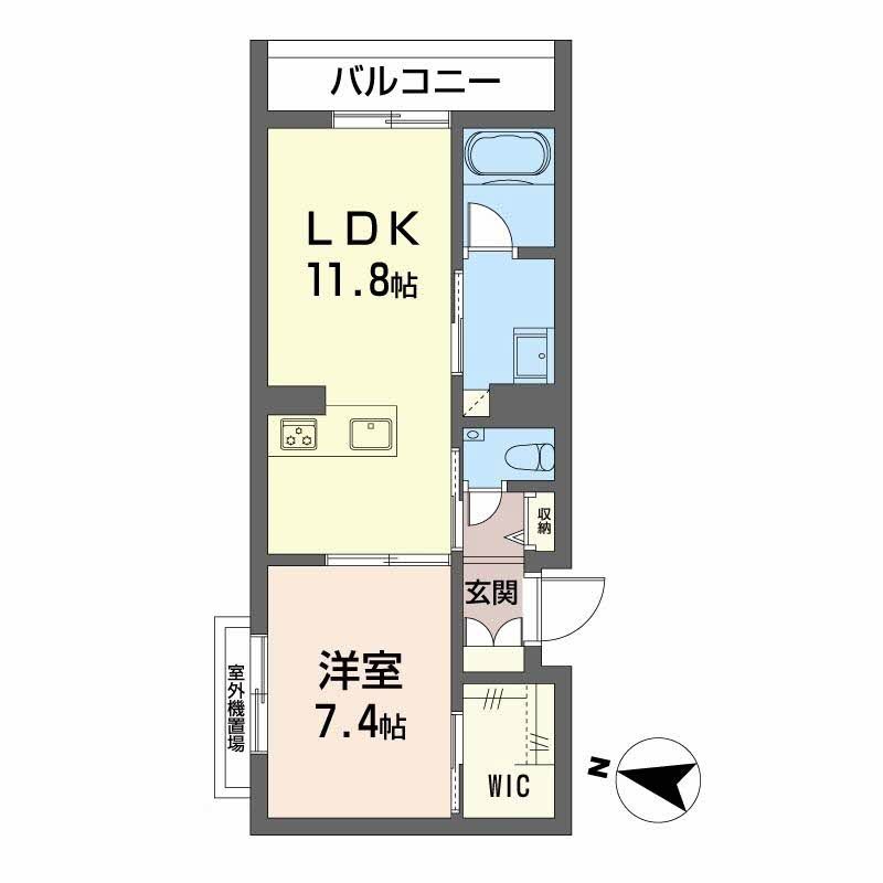 ベレオ鳥飼 間取り