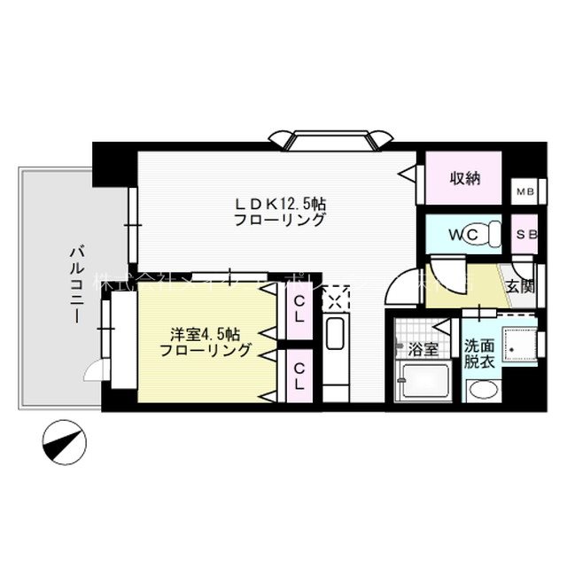 SOPHIA21 401号室 間取り