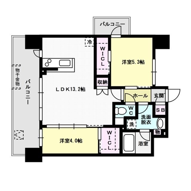 ネストピア博多グランドステージⅡ 間取り