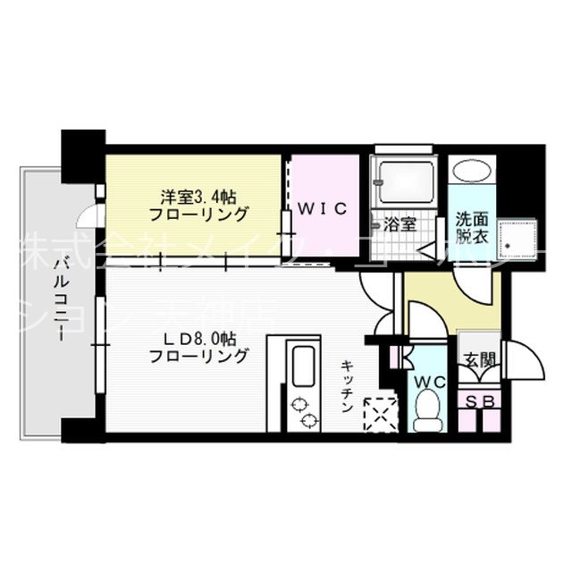 ネストピア大濠公園駅前Ⅱ 間取り
