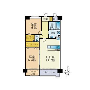 プレジール弐番館  間取り