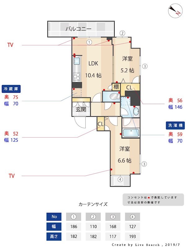 ルキシア薬院 間取り