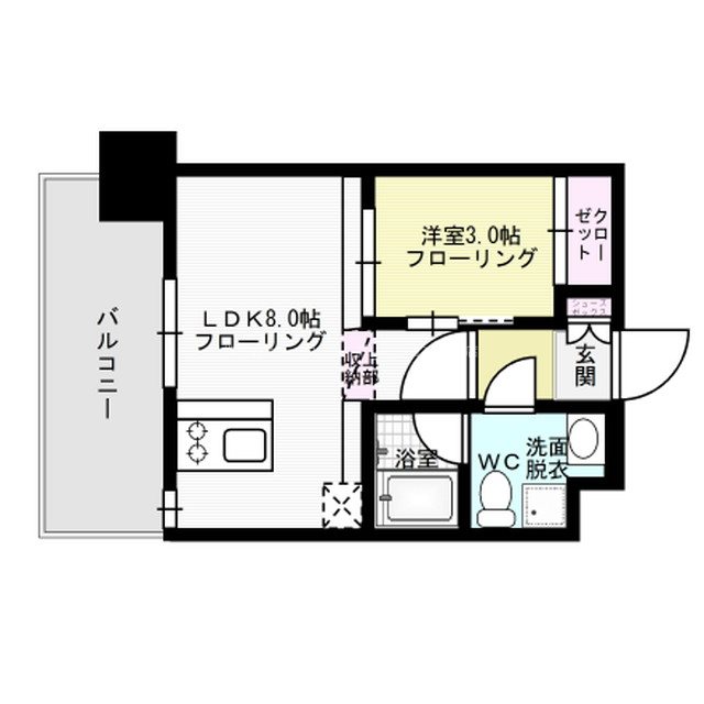 間取り ドゥーエ赤坂 間取り図