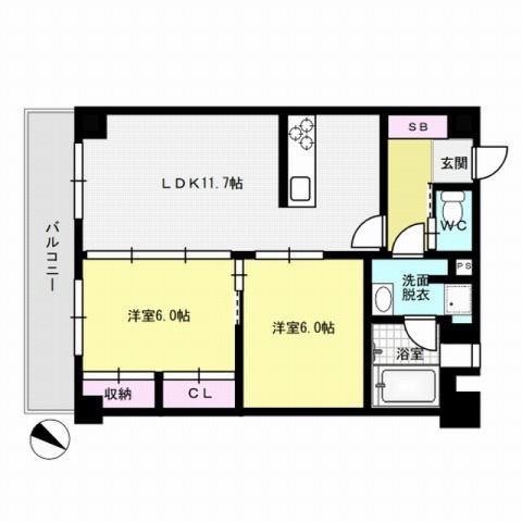 西武アメニティビル  間取り