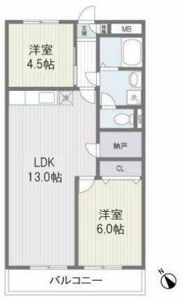 ドミール藤嵜 間取り