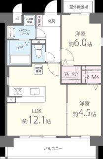 ラヴィアン宮前Ⅱ号館 間取り