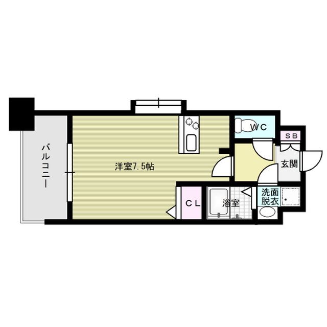 ツインズ博多N館 間取り