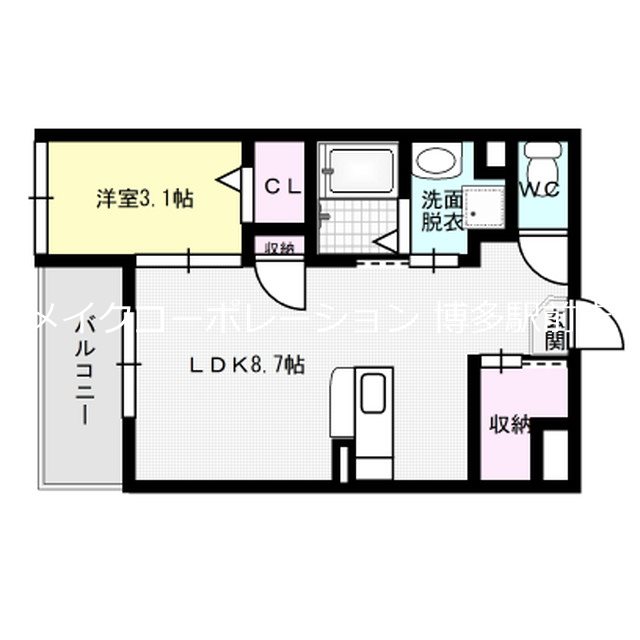 アヴァンセ山王 間取り