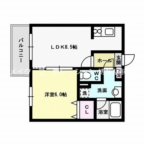 ビータ・コモダ博多 間取り