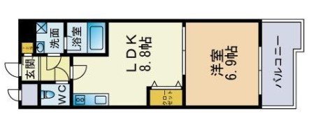 ビュー博多  間取り