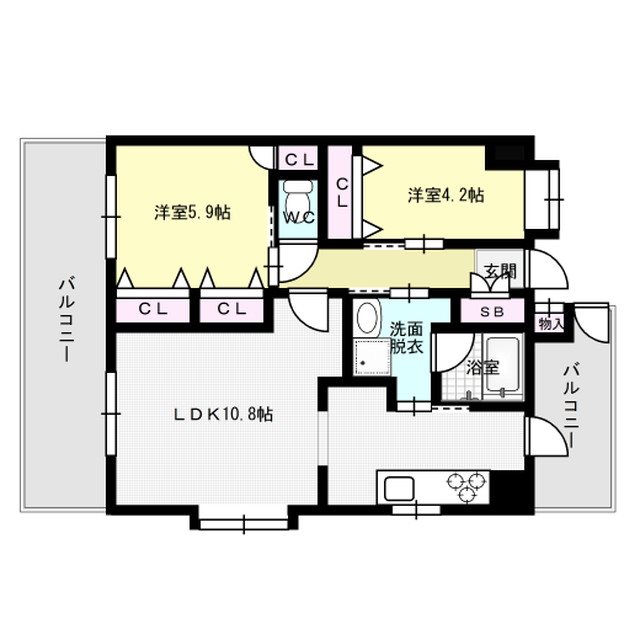 LUCIS高宮  間取り