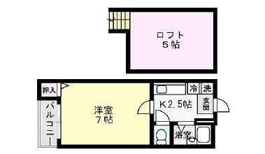 ピュア平尾弐番館 間取り