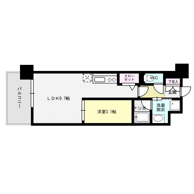 エアポート博多ワード  間取り