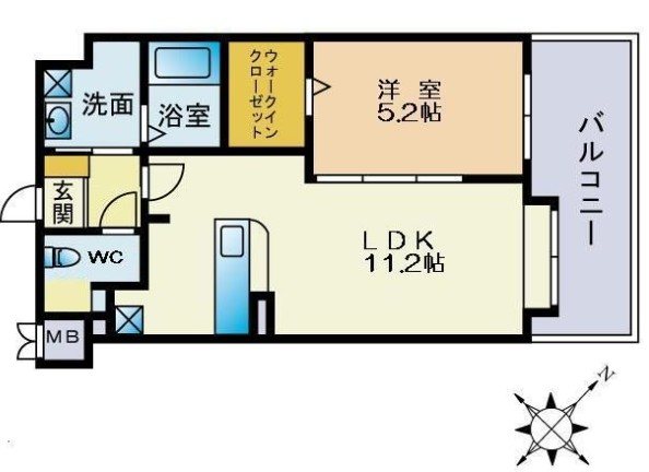 ベルメゾン高宮通り 間取り
