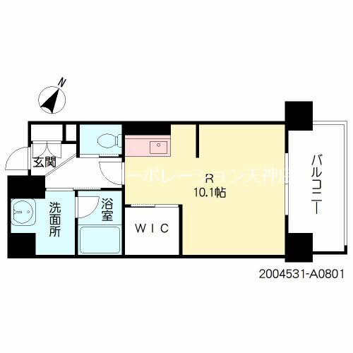 コムフォート薬院 間取り