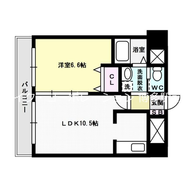 サムティ吉塚南  間取り図