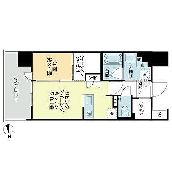 ライオンズミレス西新 間取り