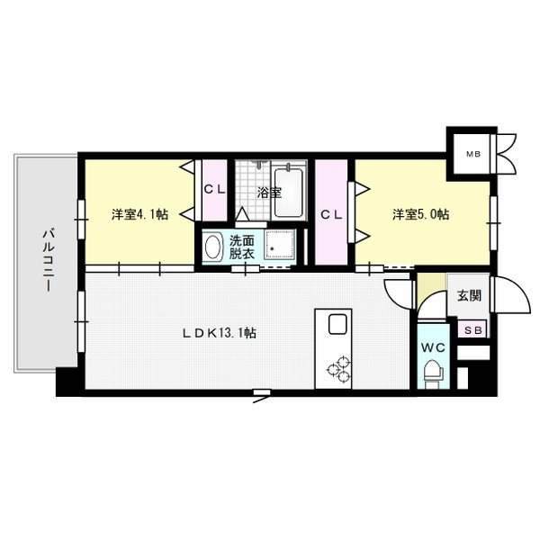 (仮称)ZIP春日市原町1丁目マンション 304号室 間取り