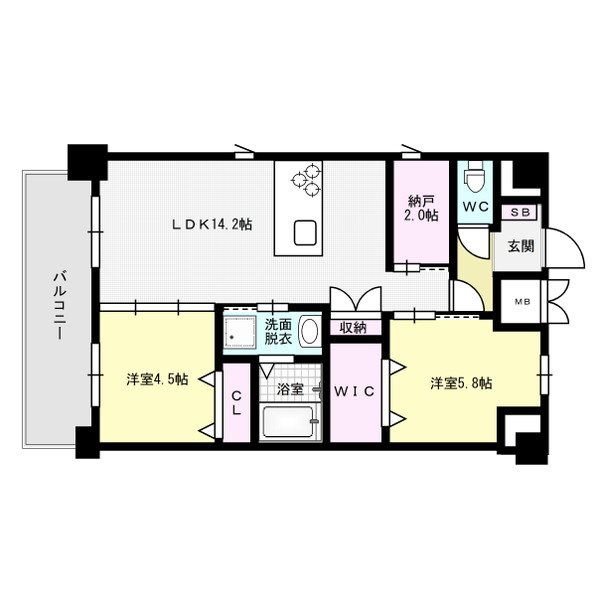 (仮称)ZIP春日市原町1丁目マンション 401号室 間取り