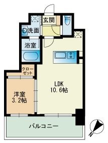 ビエネスタ千代県庁口  間取り