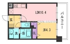 コンダクト福岡東 間取り