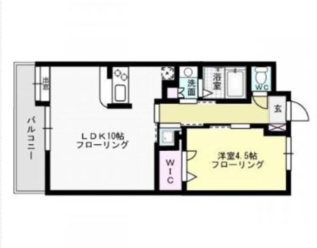 クリエート日赤通り  間取り