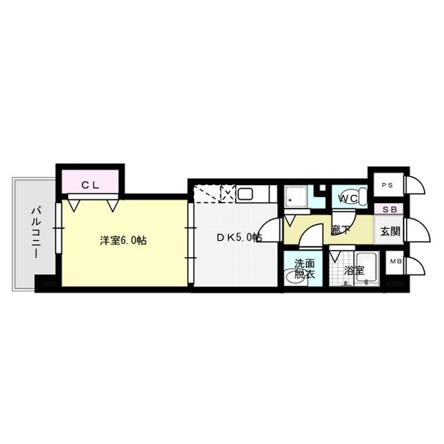Casa gialla 間取り図