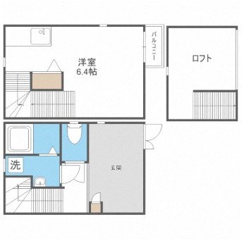 Mi casita薬院（ミ・カシータ・ヤクイン） 間取り