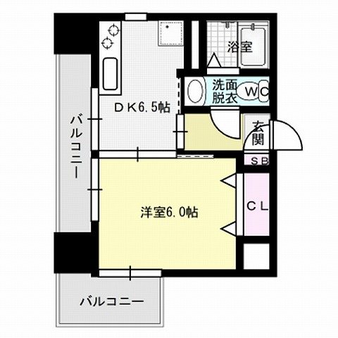 リファレンス博多 間取り図