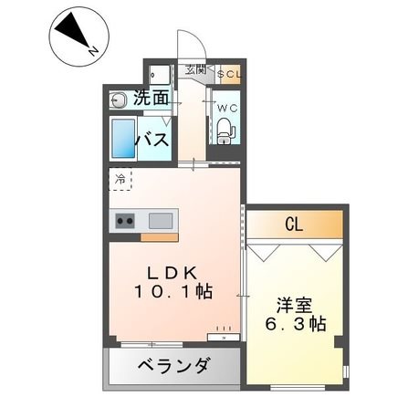 サンライズ小田部 間取り