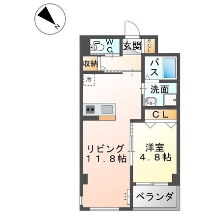 サンライズ小田部  間取り