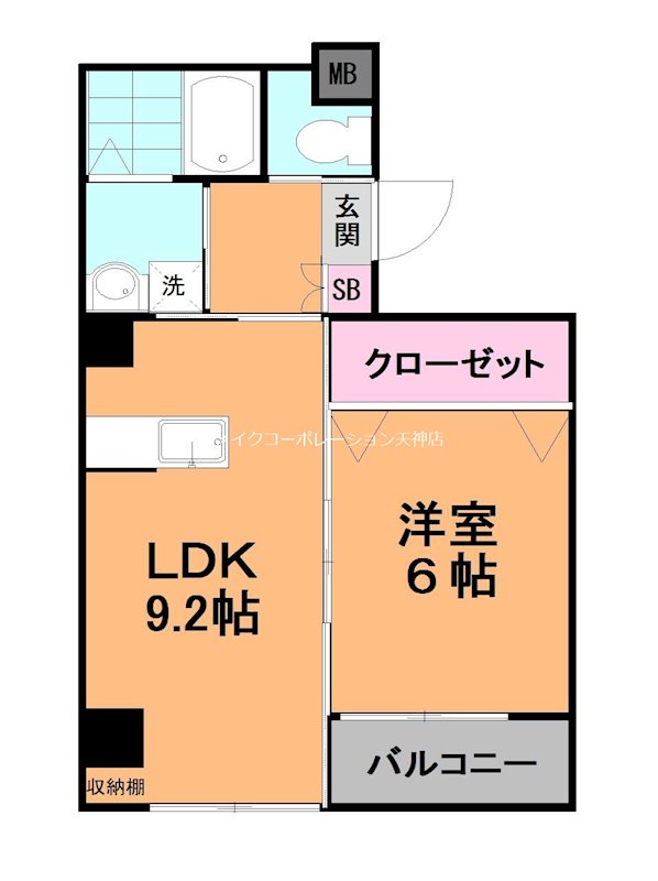 ルネスキューブ 間取り