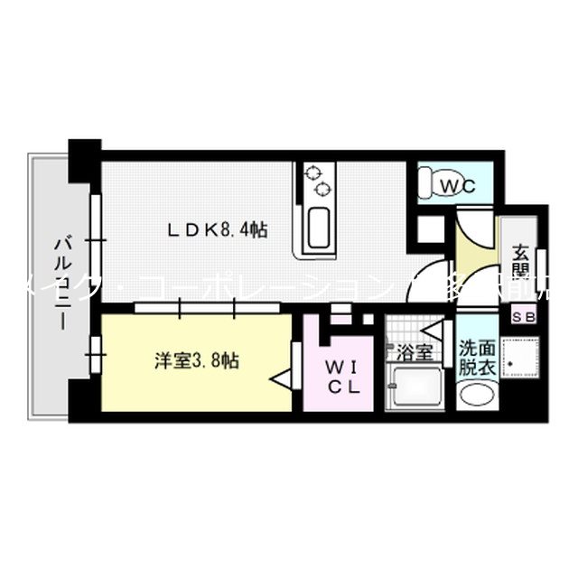 delta brick  間取り