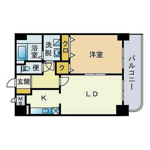 ビジネス・ワン春吉Ⅱ 間取り図