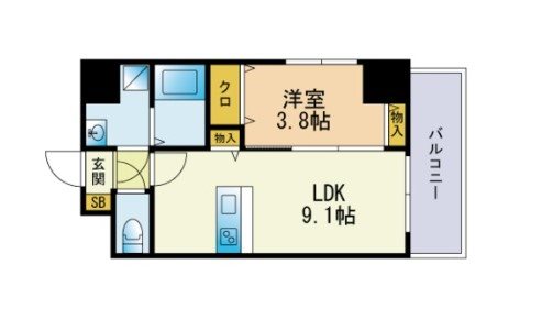MDIグランコルディール姪の浜 間取り