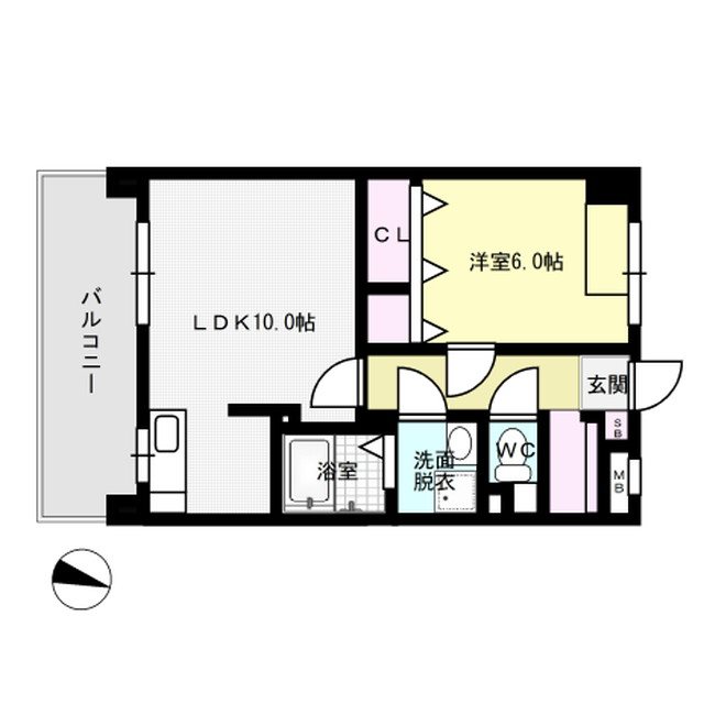 Confort・IK 402号室 間取り
