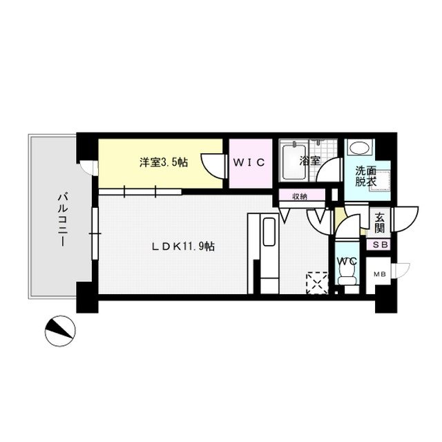 SYKプレミール東那珂 間取り図