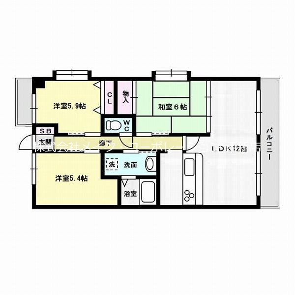日之出ビル姪浜 間取り