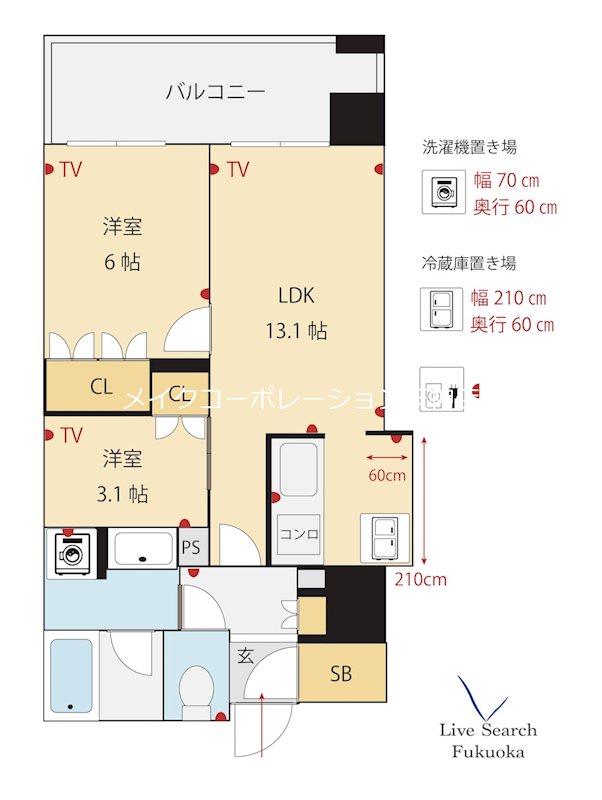 MJR赤坂タワー   間取り