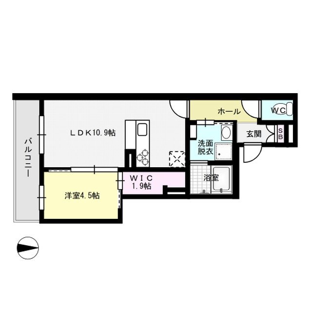 Sha Maison M. O下大利 302号室 間取り