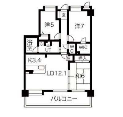 アプリークス百道浜  間取り