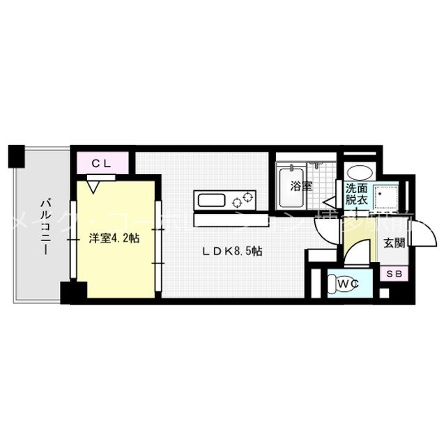 エルグランド東比恵 間取り