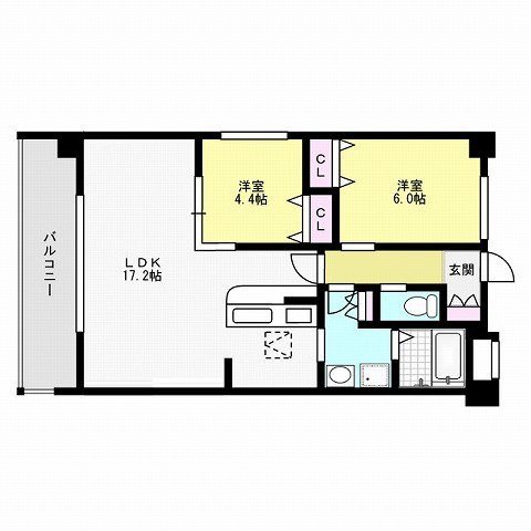 ルネスゆず 間取り図