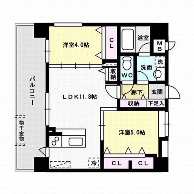 ネストピア博多グランドステージ 間取り図