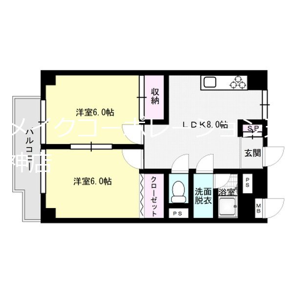 シャンボール赤坂 間取り