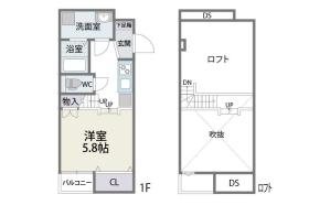 ジラフ姪浜A 間取り